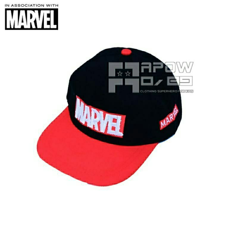 TOPI ANAK LAKI LAKI MOTIF MARVEL BORDIR TOPI ANAK TERBARU BASEBALL