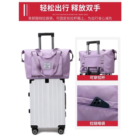 IMURA | Travel Duffle Bag Tas Travelling Fitness Waterproof