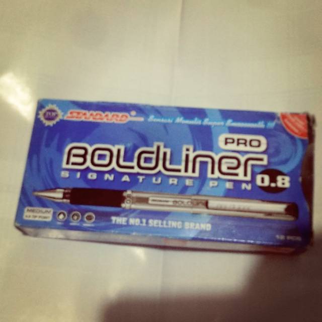 

Pulpen STANDARD BOLDLINER PRO 0.8 (SATUAN)