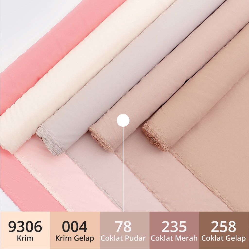 Kain Asahi Fuji Lebar 115cm Furing - Bahan Lapisan Dalam Pakaian / Pelapis Kain 1 Yard High Quality 