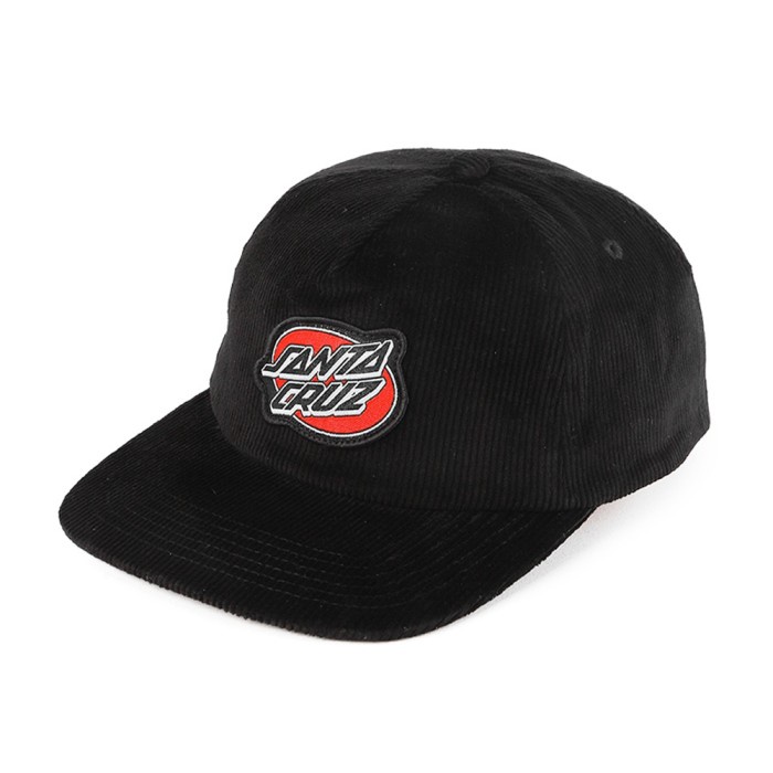 Santa Cruz Lined Oval Dot Corduroy Snapback