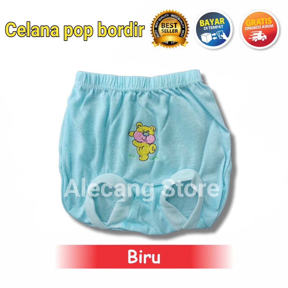 12 PCS Celana Pop Bayi Bordir Berkualitas (GROSIR CELANA POP BAYI 12 PCS)