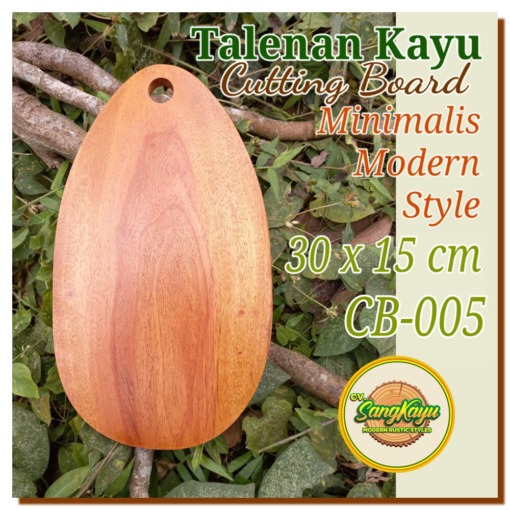 Talenan 30x15cm 005 talenan kayu modern Cutting Board Chopping board