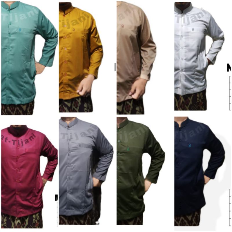 Baju Koko Panjang | Baju koko habibah | baju koko polos lengan panjang | baju Muslim | koko at tijan