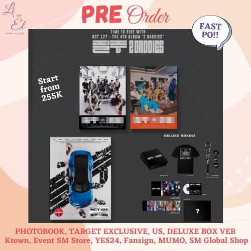 NCT 127 The 4th Album ‘2 Baddies’ (Photobook Ver. & Deluxe Box) - US SGS Target Exclusive MUMO YES24