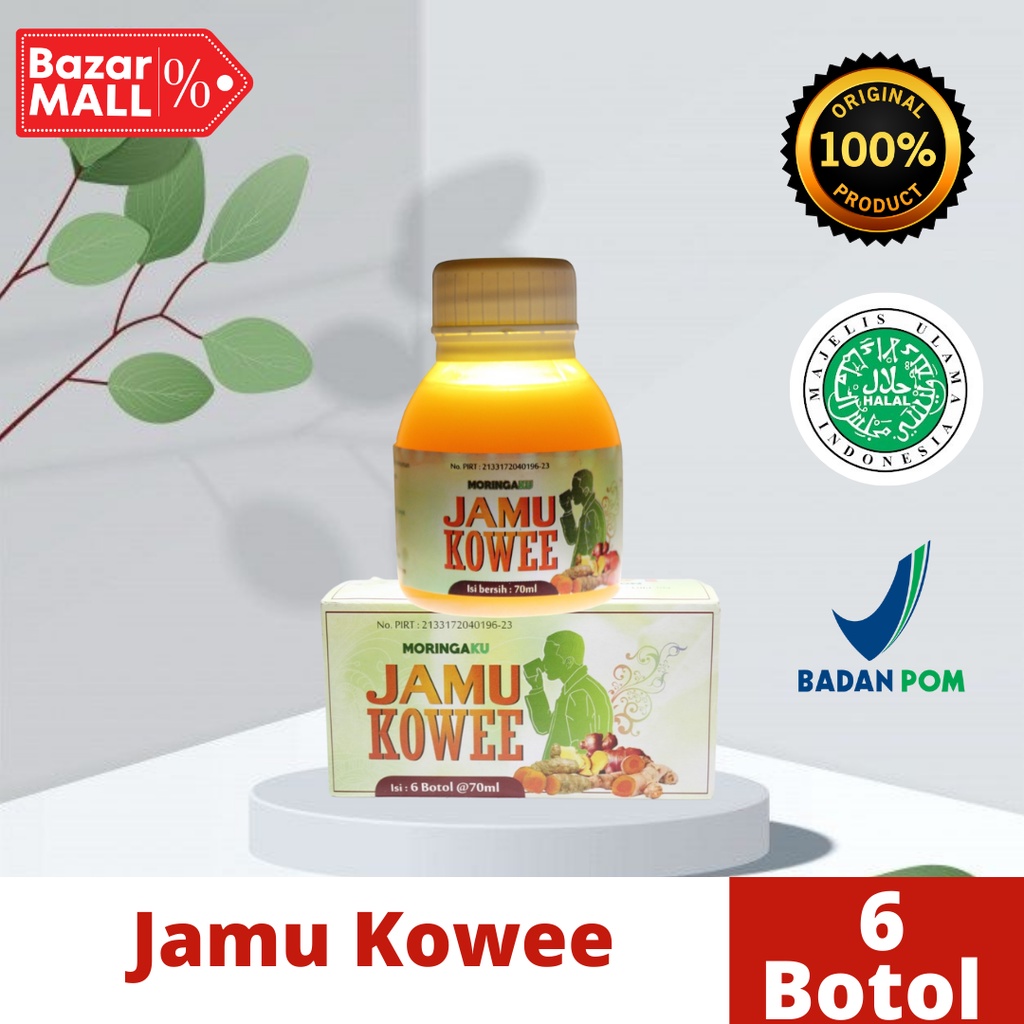 

JAMU KOWEE/ JAMU HERBAL/ JAMU TRADISIONAL/ HERBAL ALAMI ISI 6 BOTOL/MENINGKATKAN DAYA TAHANH TUBUH