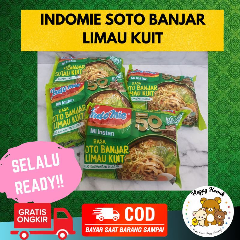 

Mie Instan Indomie Soto Banjar Limau Kuit Khas Kalimantan Selatan Halal