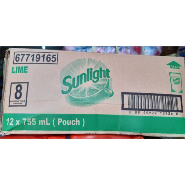 #KhususKotaMedan#Sunlight Refill 755ml Grosir Per Karton