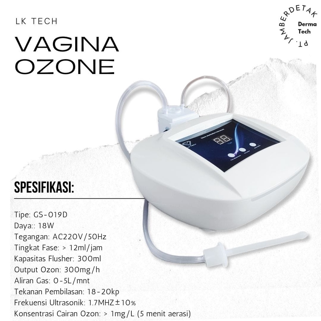 vagina ozon ozone ozonizer terapi steril luka keputihan dll