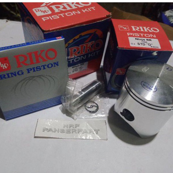 PISTON KIT SEHER SET RING KAWASAKI NINJA R RR 150 59 MM PEN 15 STANDAR /STD 59 MM KODE D RIKO-1