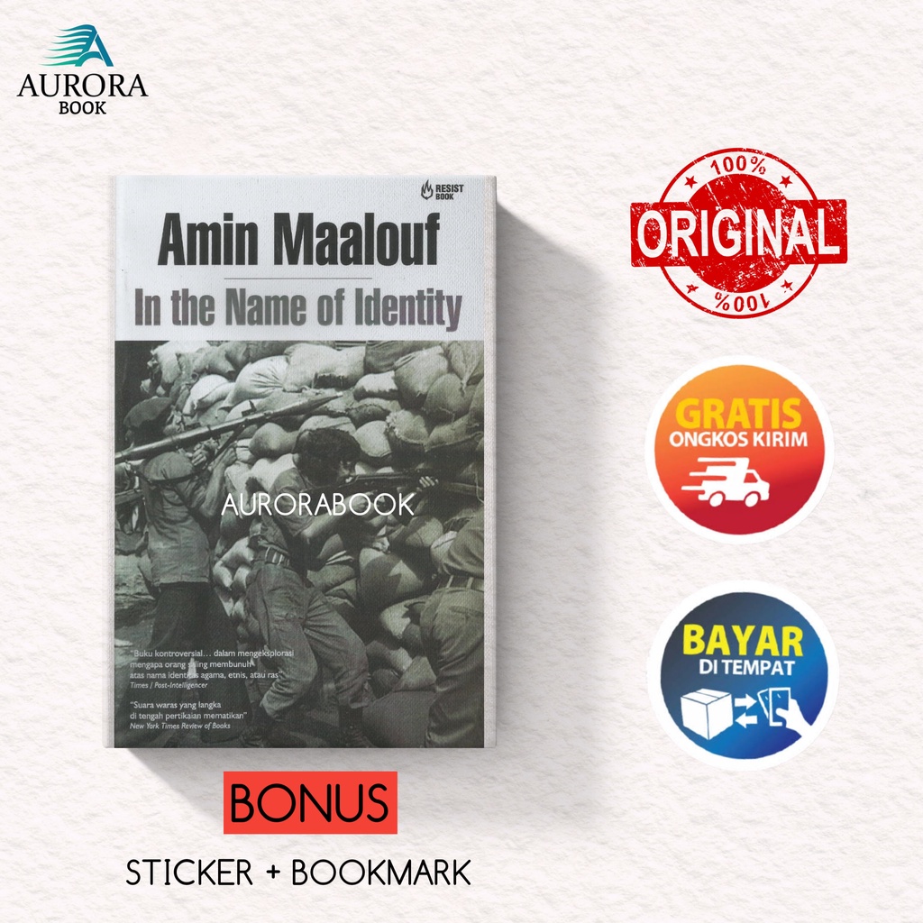 BUKU IN THE NAME OF IDENTITY - AMIN MAALOUF - ORIGINAL