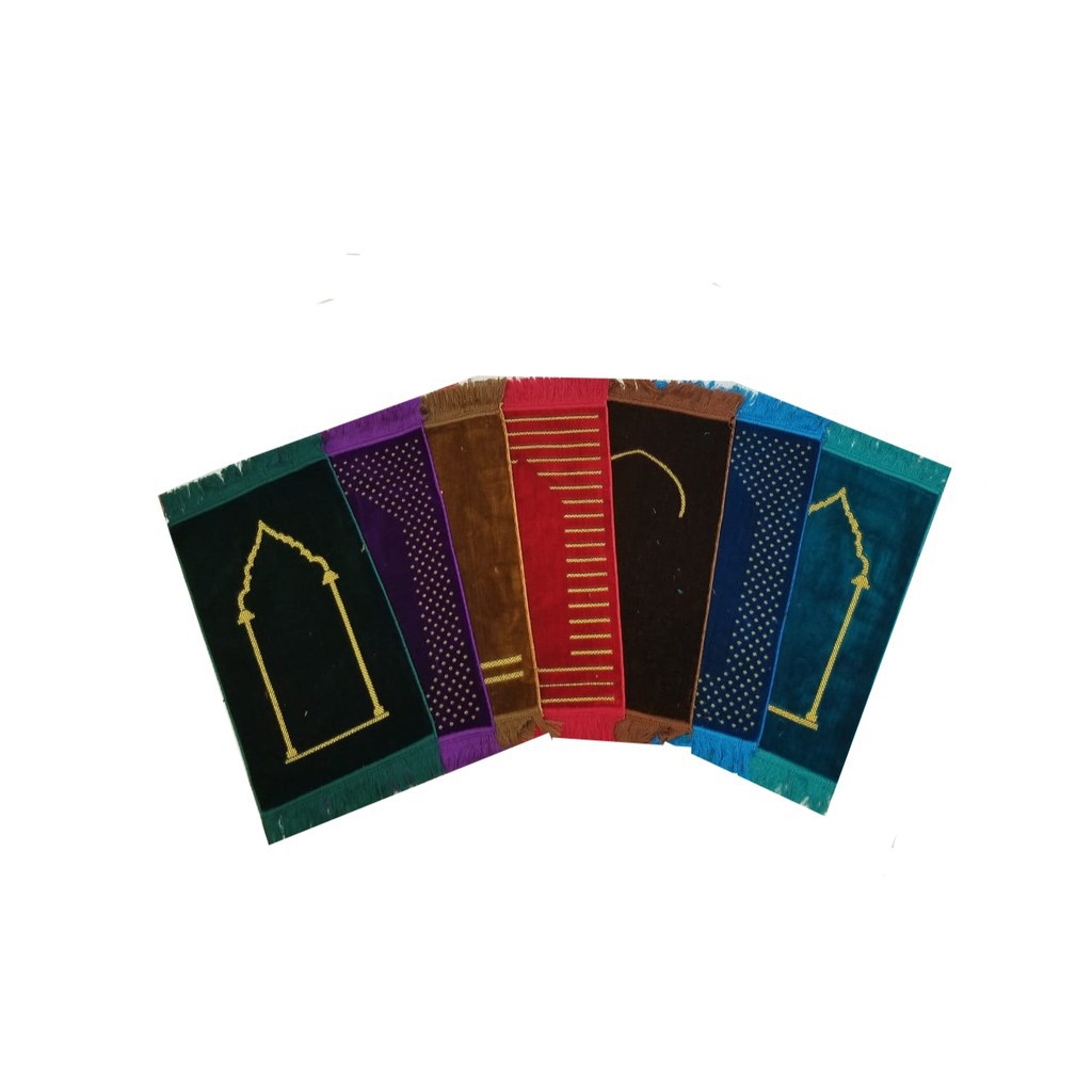 SAJADAH BULU TURKI KECIL ANAK MURAH MINI POLOS MOTIF TURKEY GROSIR PERLENGKAPAN SHOLAT