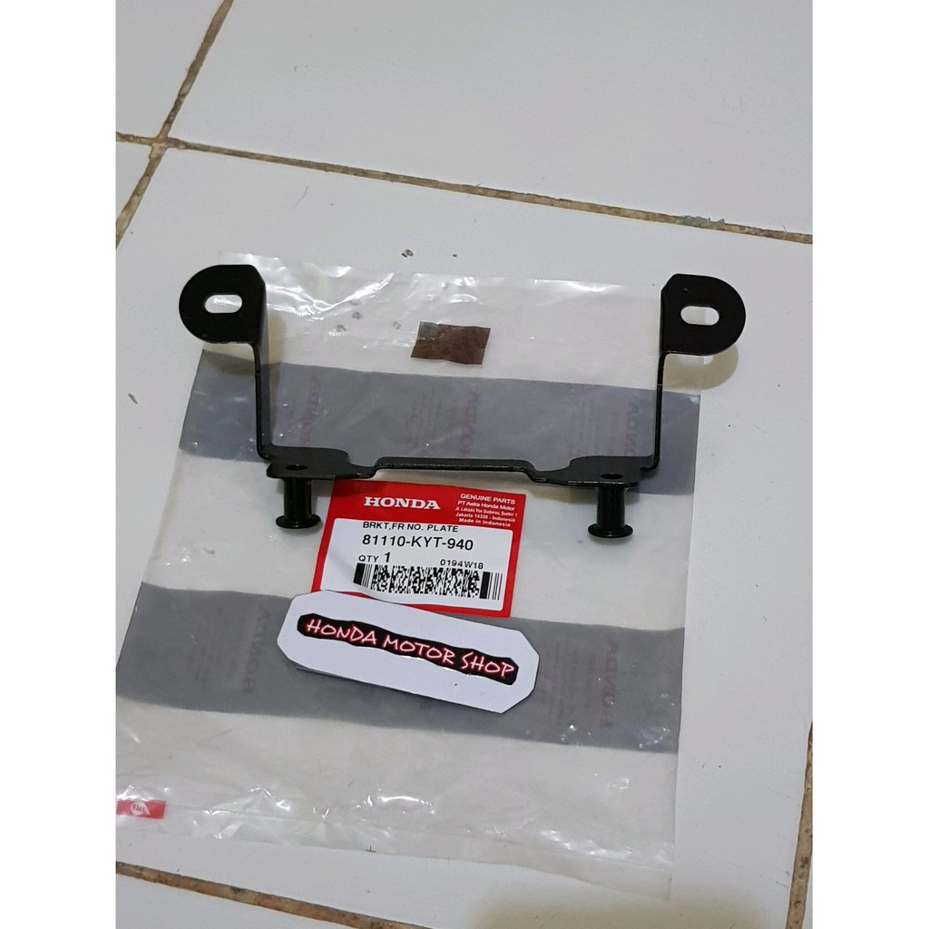 besi bracket plat nomor scoopy atau dudukan plat nomor scoopy