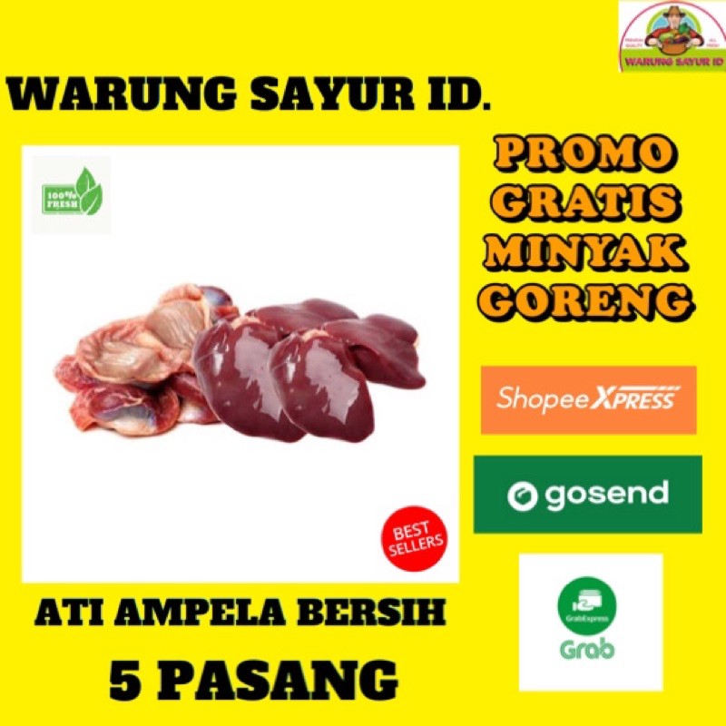 

HATI AMPELA AYAM SEGAR 500 GRAM/BUKAN AYAM FROZEN