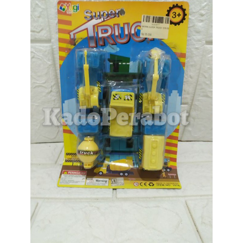 Mainan super truck 1076 isi 5pcs - truk mainan set- truk mini lengkap