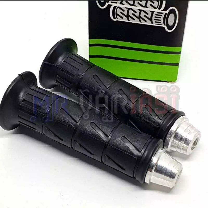 HANDGRIP KAZE PLUS JALU STANG MATIC CROME COCOK SEMUA MOTOR BEBEK MATIC