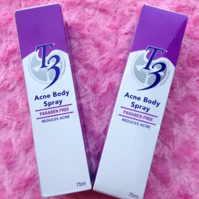 Original T3 acne body spray