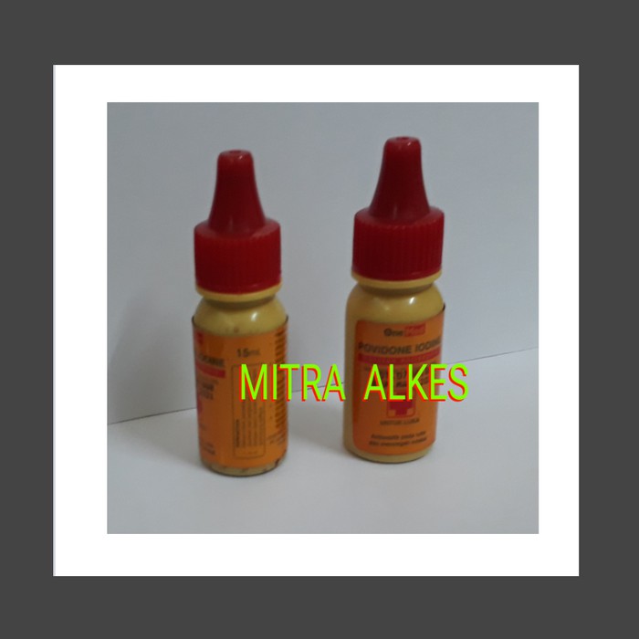 Povidone iodine 30 ml. Popidon iodin 30ml. Popidone Iodine 30ml. Obat Merah Seperti Betadine.