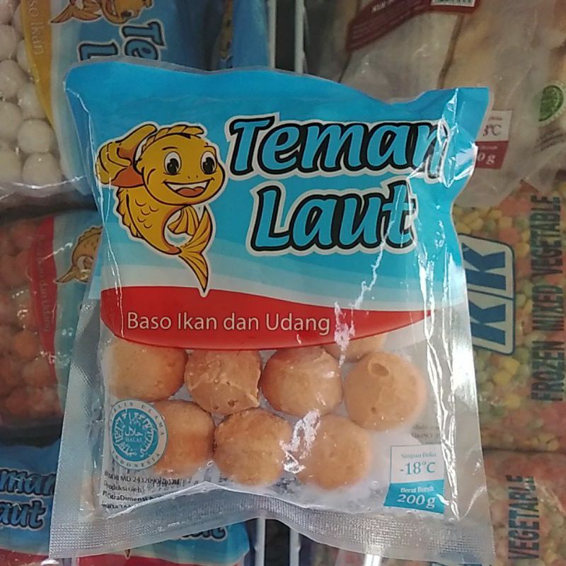 

Teman laut baso ikan dan udang 200 gr / kualitas terjamin