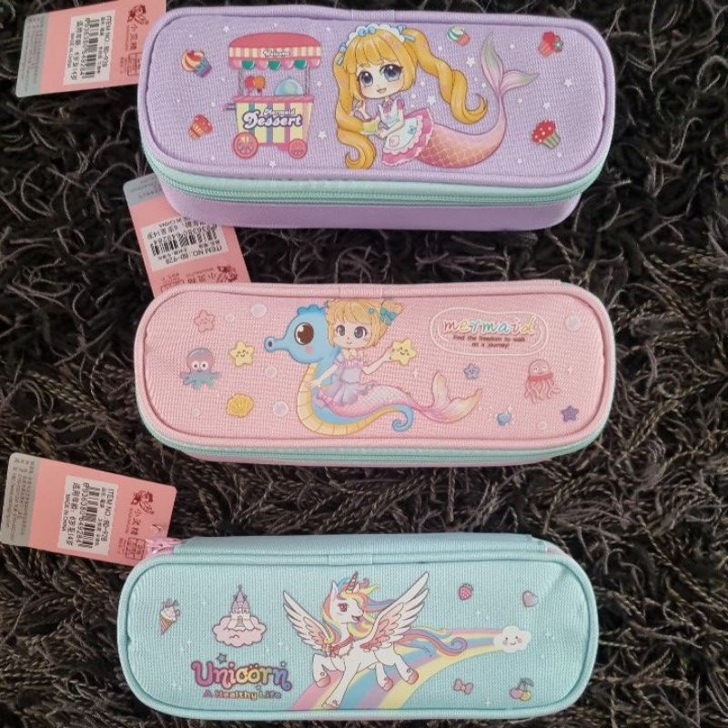 

Kotak Pensil Kain Resketing Unicorn Mermaid XIAOLINGJING