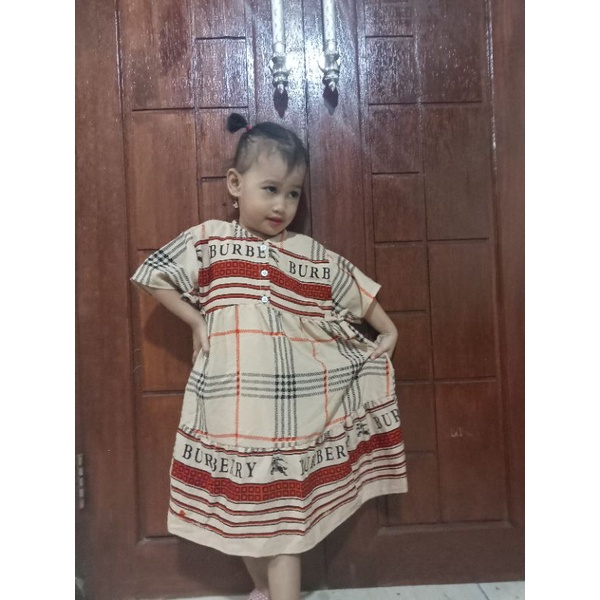 MIDI DRESS ANAK USIA 2 _ 3 _4_  TAHUN