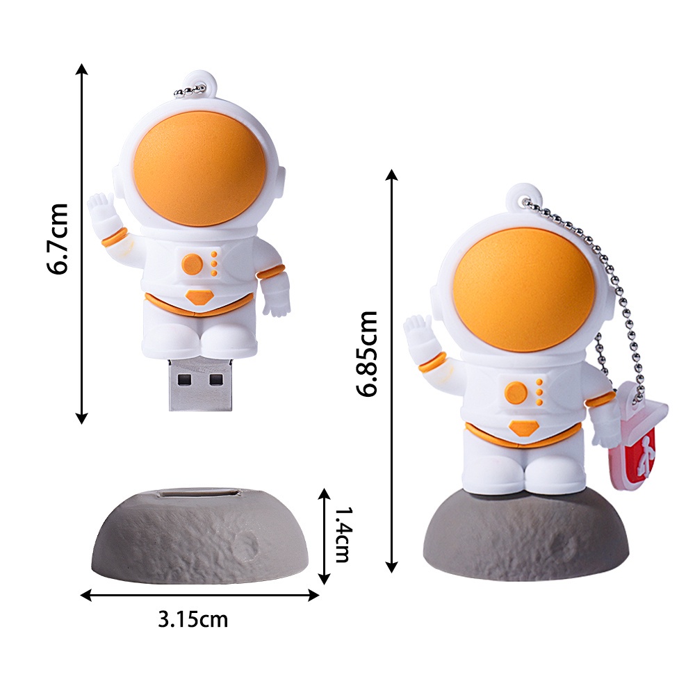 Flash Disk USB 2.0 Bentuk Astronot 1TB