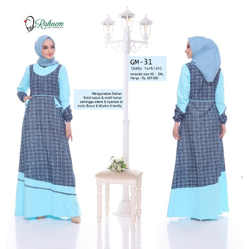 gamis RAHNEM GM 31 | Gamis Casual | Rahnem