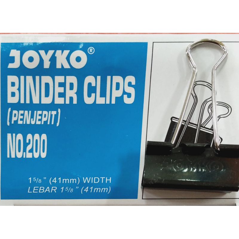 

(Lusinan)Binder Clip no 200 Joyko(41mm)