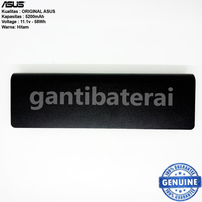 Original Baterai ASUS N46, N56, N76, N76, R500N, F45A, F55, A32-N56