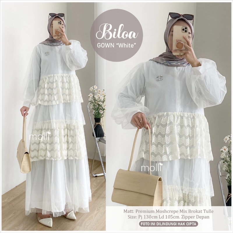 BILOA GOWN Premium by Moli Best Seller Restock