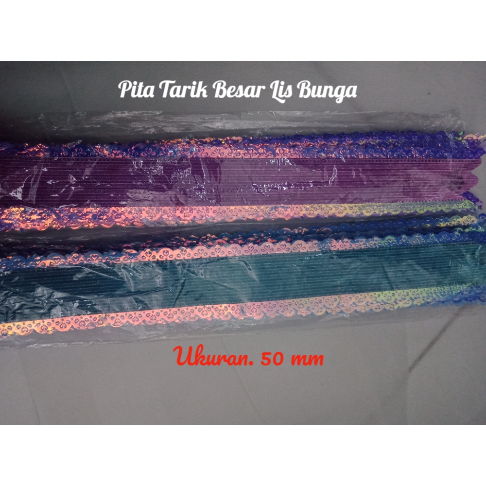 

Pita Tarik Lis Bunga Ukuran 50 mm