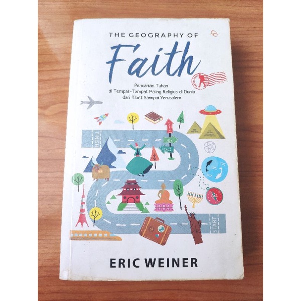 buku The Geography of Faith by Eric Weiner (original) preloved