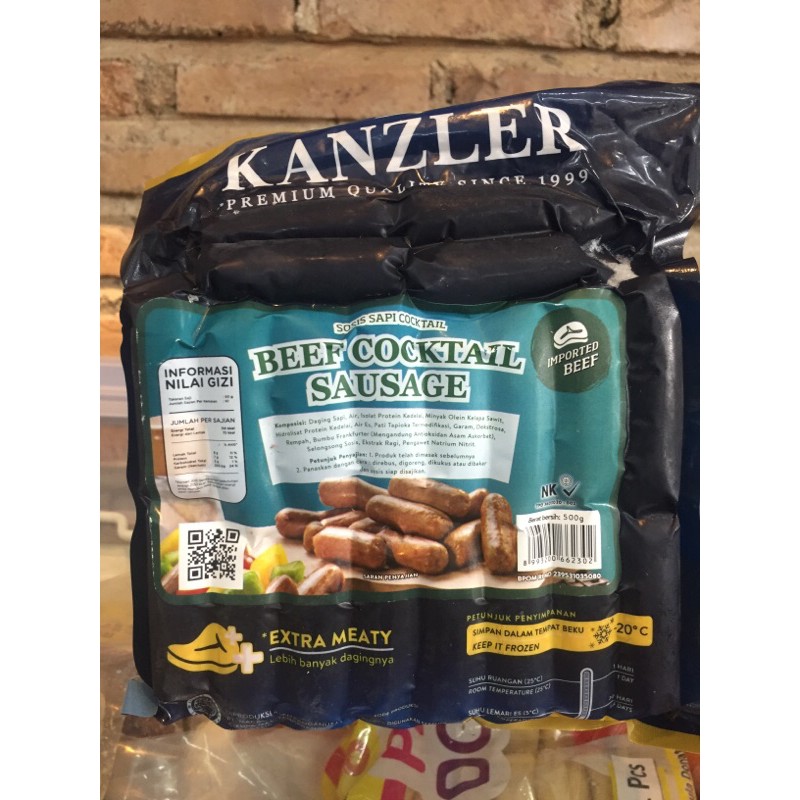 

Kanzler BEEF COCKTAIL SAUSAGE 250gr