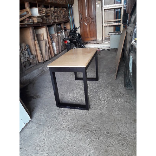 meja makan 120x60x75/ 100x60x75/ 80x50x75 bahan jati belnada