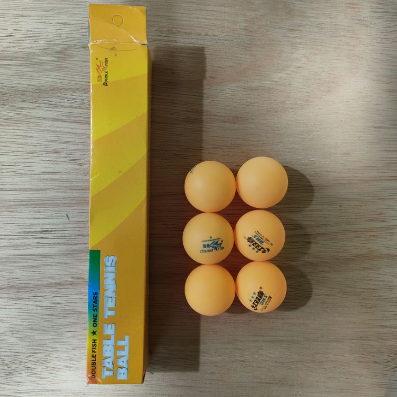 BOLA TENIS MEJA PINGPONG DOUBLE FISH isi 6 Tenis Meja Pingpong Original