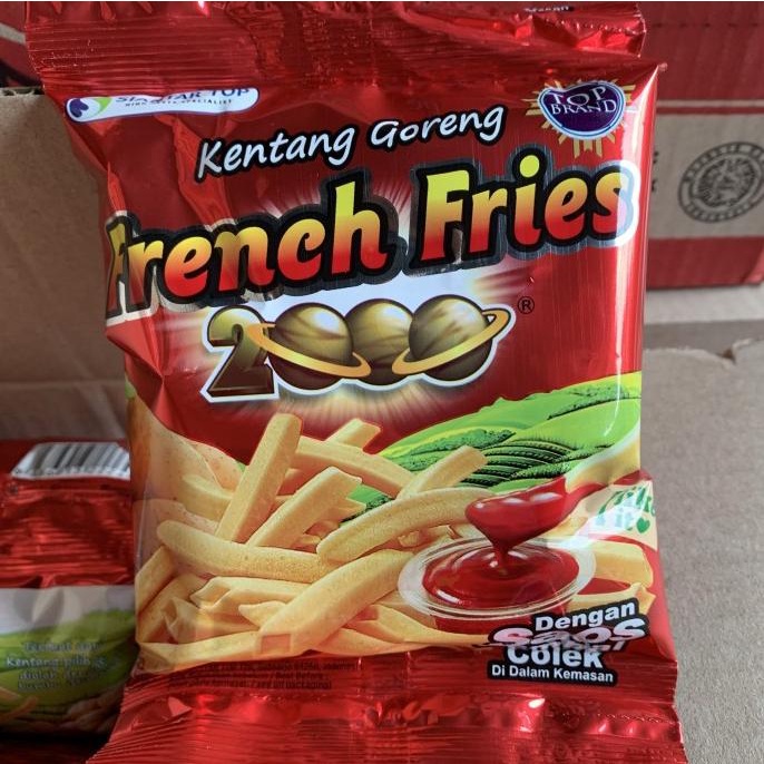 

Ciki French Fries 2000 8gr (1 renceng isi 10 bungkus)