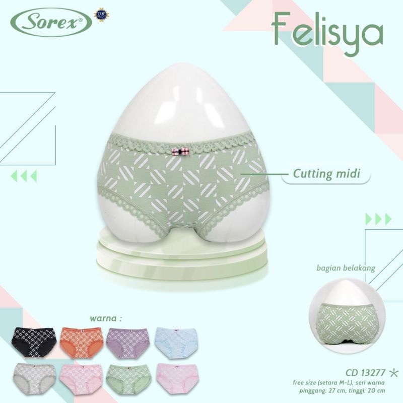 CD Sorex 13277 Celana Dalam Wanita Sorex Remaja dan Dewasa