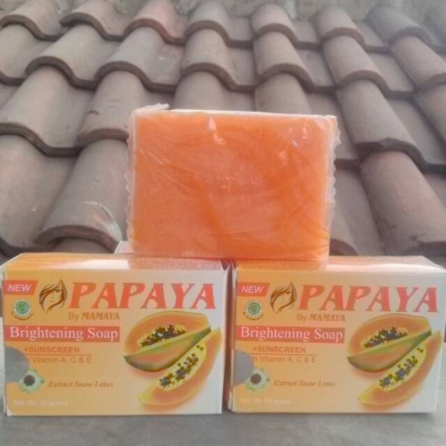 Sabun pepaya Mamaya besar 135gr