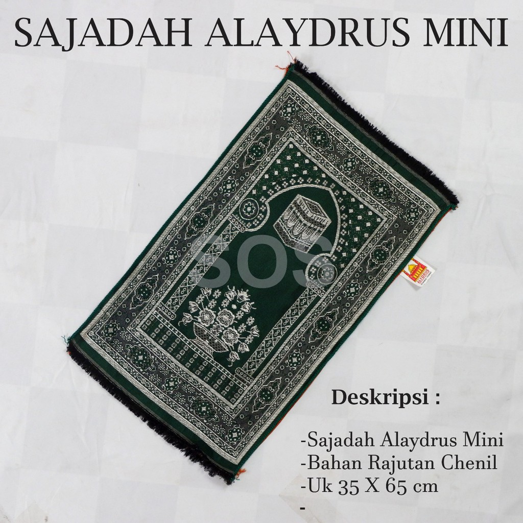 SAJADAH TURKY MINI ALAYDRUS CHENIL ( GROSIR/ECER )