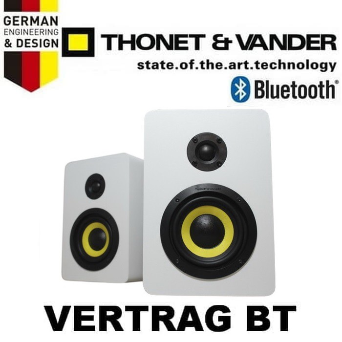 Thonet & Vander Vertrag BT White Bluetooth Speaker Komputer