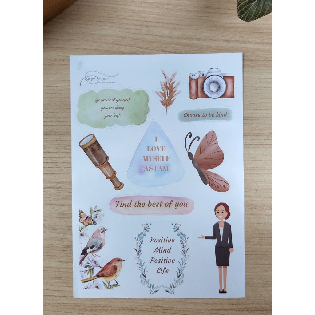 

Opsy Stuff - Sticker Mental Health Vynil Lucu Aesthetic Variatif - Camera