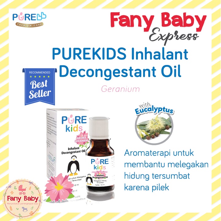 PURE KIDS INHALANT DECONGESTAN OIL 10ML