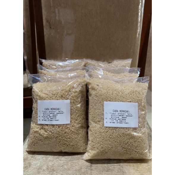 

Jual oyek beras/tiwul instan kering/nasi singkong 500 gram