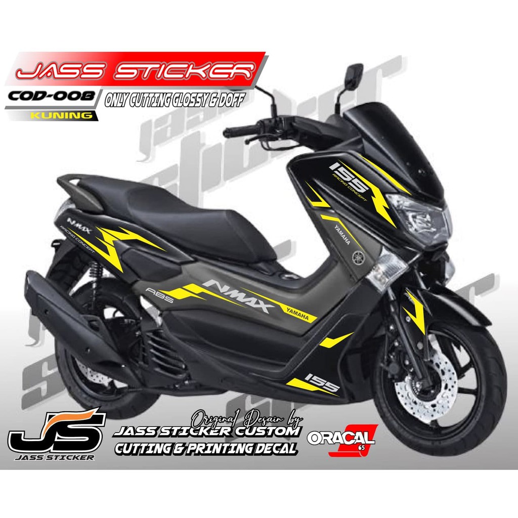 (COD) STICKER CUTTING NMAX / STIKER STRIPING NMAX 2018 / STRIPING VARIASI NMAX/ AKSESORIS MOTOR NMAX