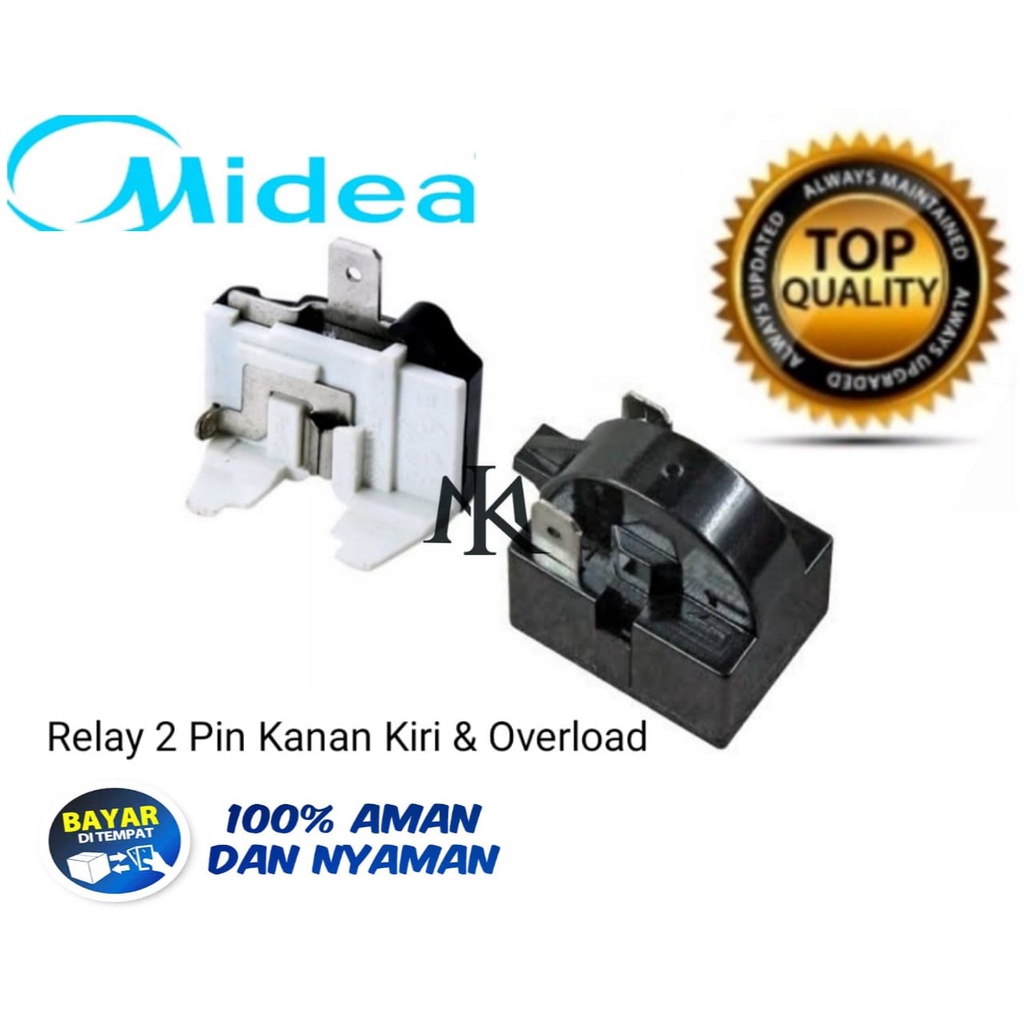 [BISA COD] Relay Overload Kulkas 2 Pintu Midea