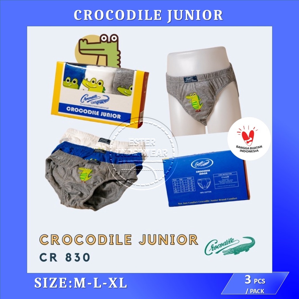 Celana Dalam Anak CROCODILE 830 KIDS ISI 3