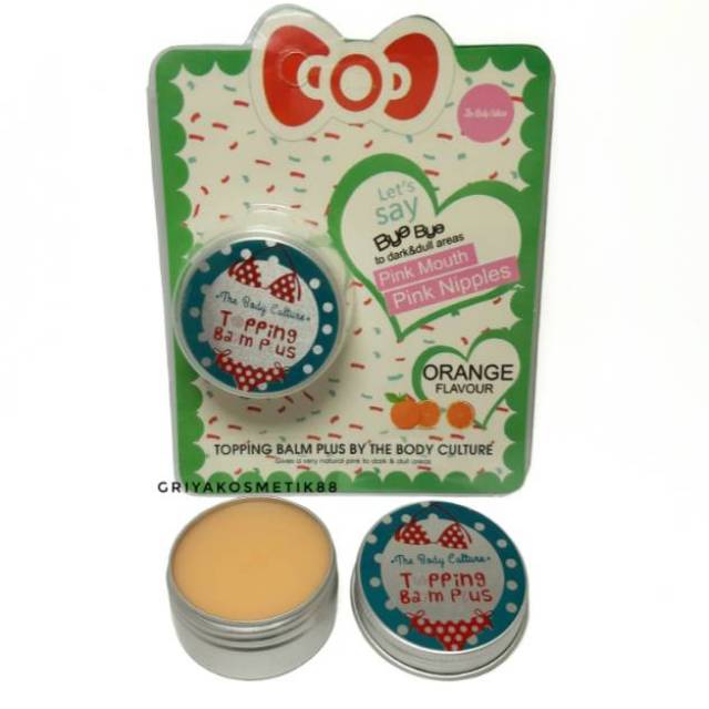 TOPPING BALM PLUS BPOM By THE BODY CULTURE