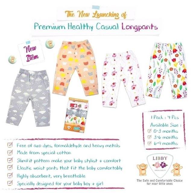 LIBBY LONGPANTS / CELANA PANJANG BOY &amp; GIRL