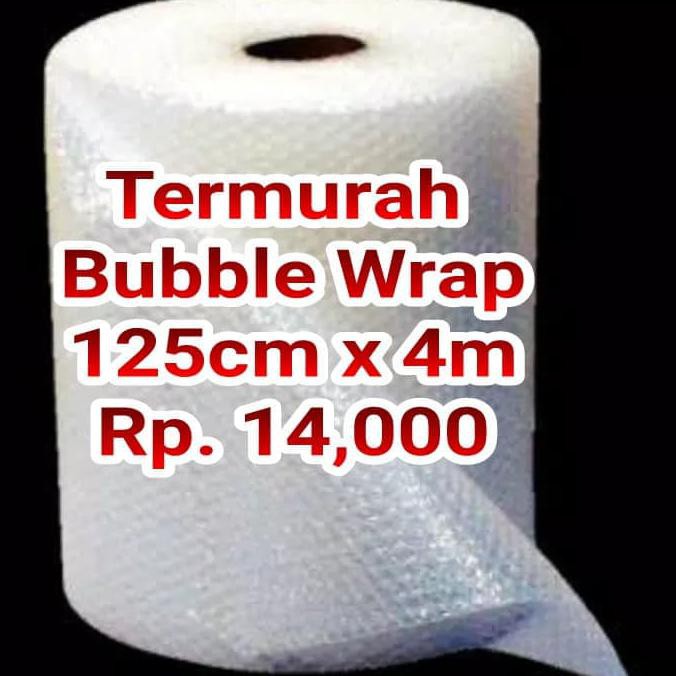 

TO.P - 22.46I - PROMO!!! PLASTIK BUBBLE WRAP 125 CM X 500 CM (5 METER) - TOKO - TOPI - SAYA.