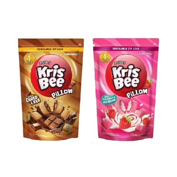 

KRIS BEE PILLOW CHOCO LAVA STRAWBERRY ICE CREAM 100-110 GRAM